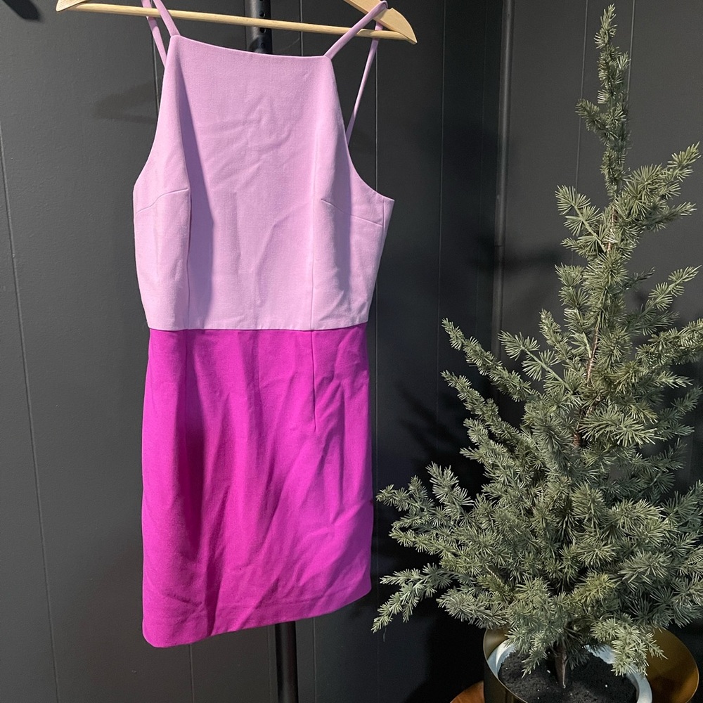 French Connection Lilac Spaghetti Strap Dress